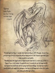 Animal - Wyvern  Race:  Wyvern (more info)   Wyverns are sometimes called dragons. This is incorrect and anyone overheard saying this by a dragon would be in trouble...